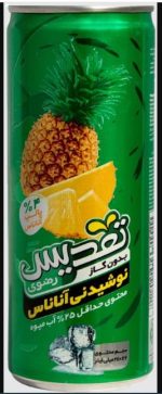 آبمیوه قوطی آناناس240میلی( رضوی)