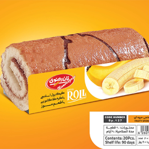 کیک سوئیس رول 60گرم (پرتقالی)